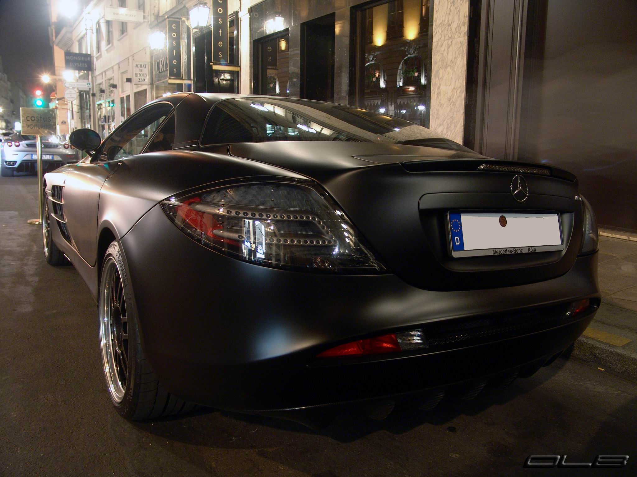 Black Mercedes Slr